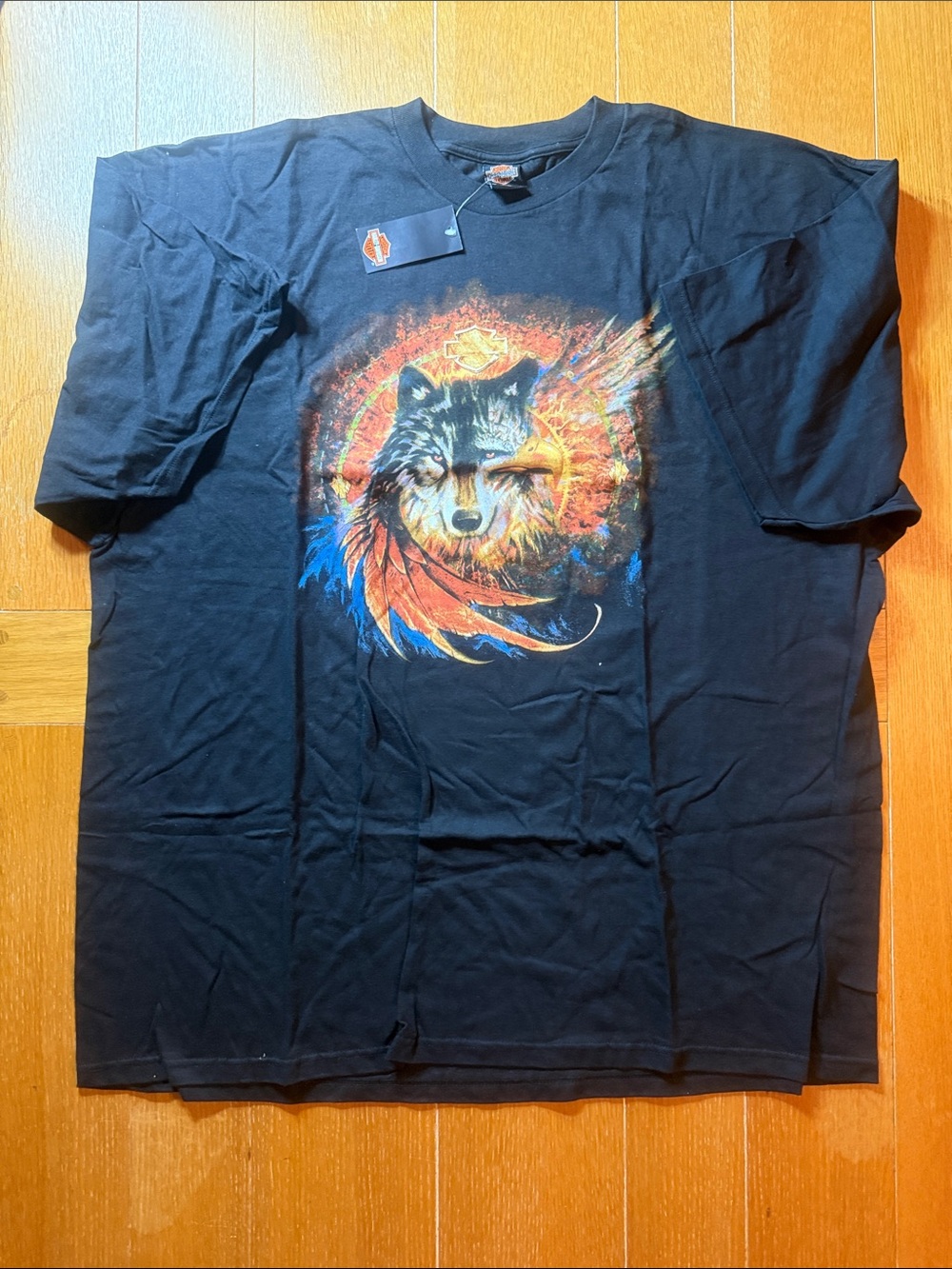Men’s Harley Davidson Black Wolf Graphic Tee - 4XL